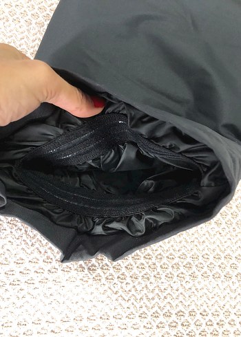 9 Yaş Beden Decathlon Siyah çocukKayak Pantolonu Velcro Askılı