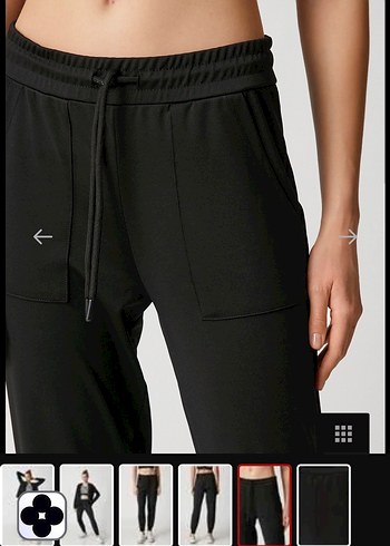 Koton siyah jogger eşofman altı - Görsel 4