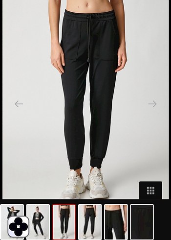 Koton siyah jogger eşofman altı - Görsel 2