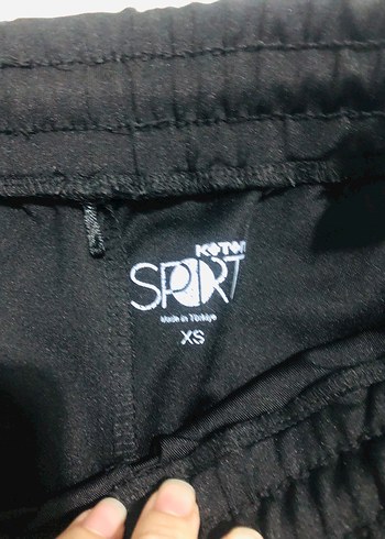 Koton siyah jogger eşofman altı - Görsel 7