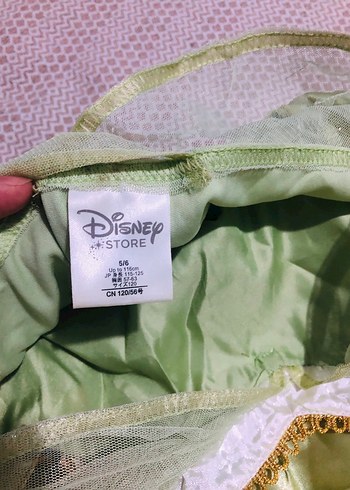 Yeşil İşlemeli Kız Çocuk Elbisesi - Görsel 4