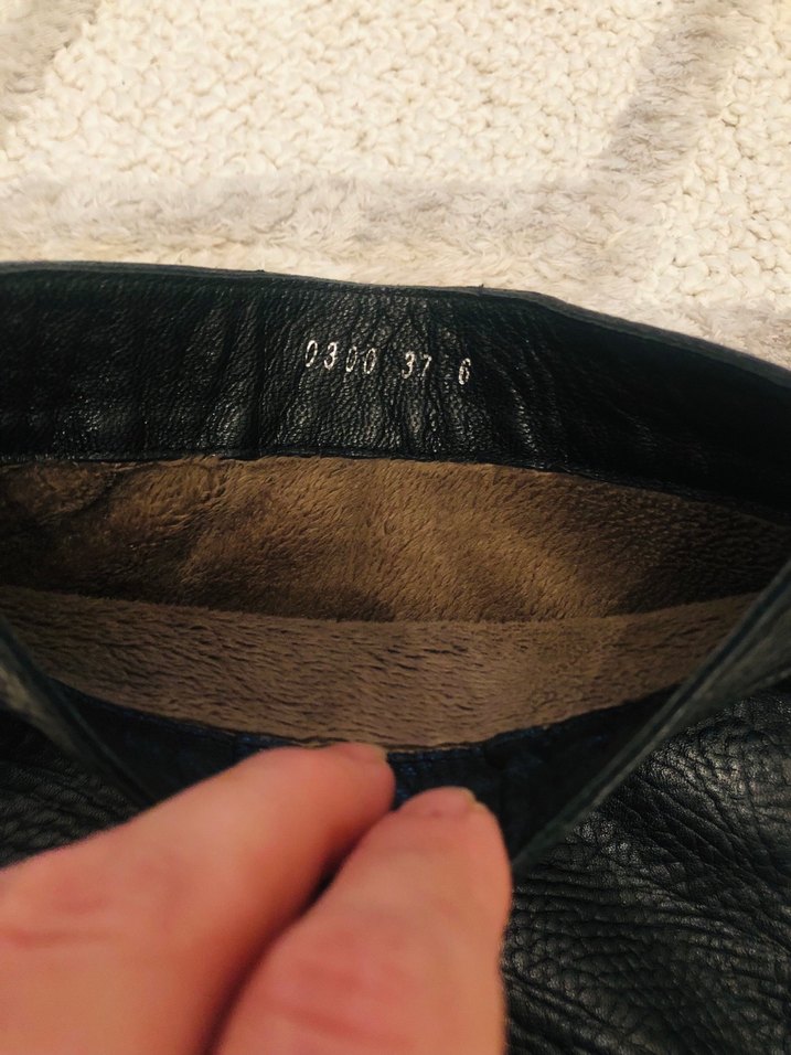 Kadın Siyah Deri çizme - Görsel 5