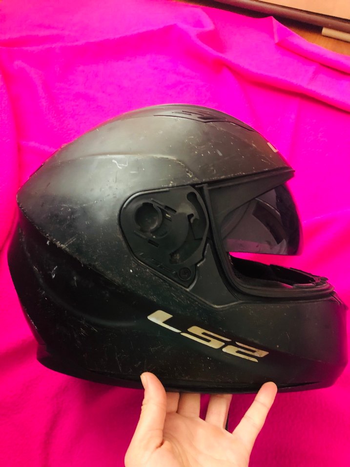 LS2 Siyah Motosiklet Kaskı - Görsel 2