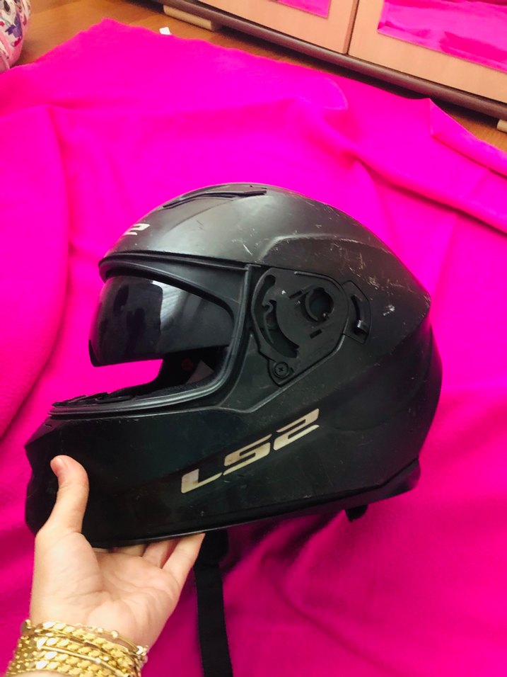 LS2 Siyah Motosiklet Kaskı - Görsel 3