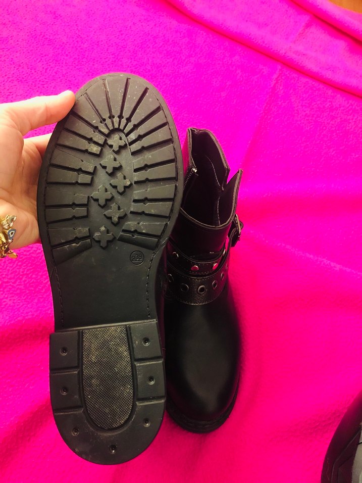 Polaris Deri Gotik Kadın Bot - Görsel 3