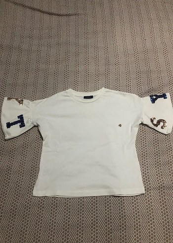 Tyess Kız Çocuk Baskılı Tişört - Görsel 4