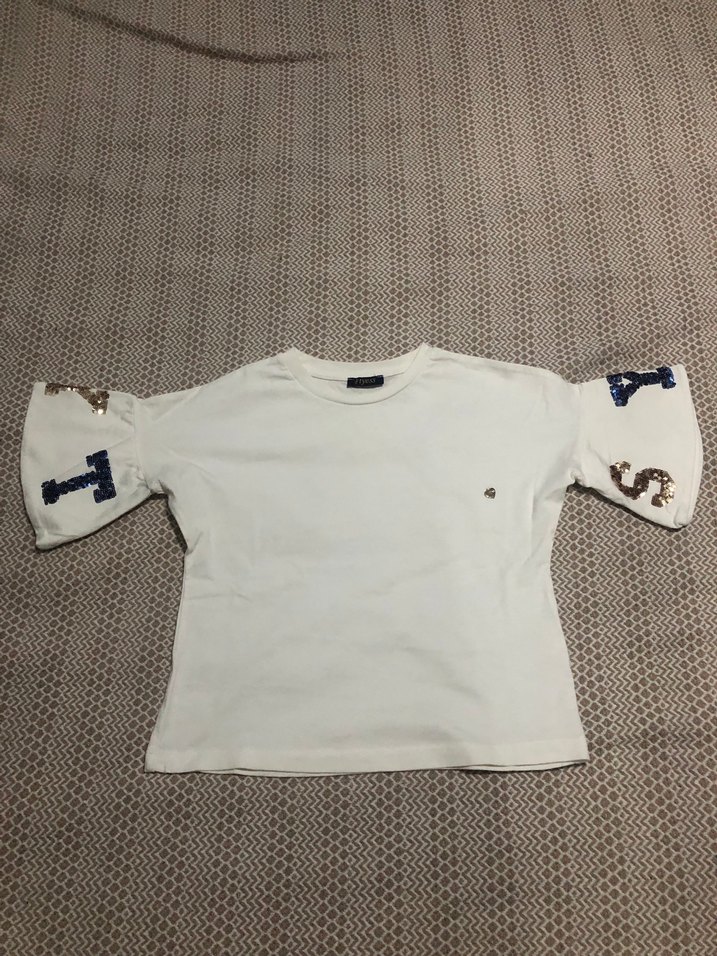 Tyess Kız Çocuk Baskılı Tişört - Görsel 4