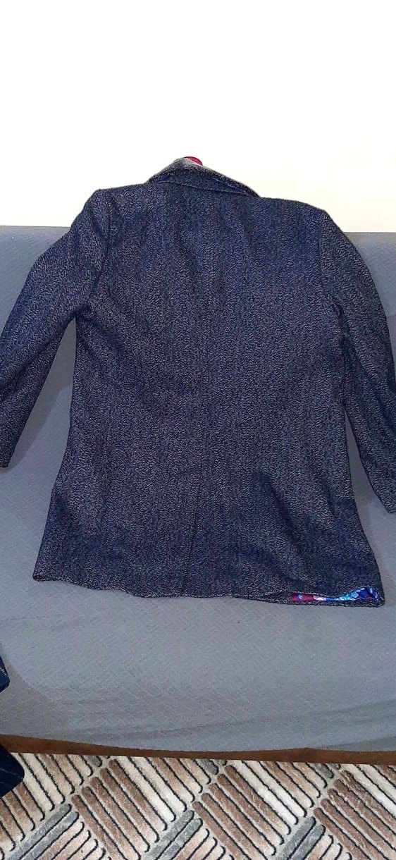 Damat tween Erkek Uzun yün Palto Kürklü - Görsel 3