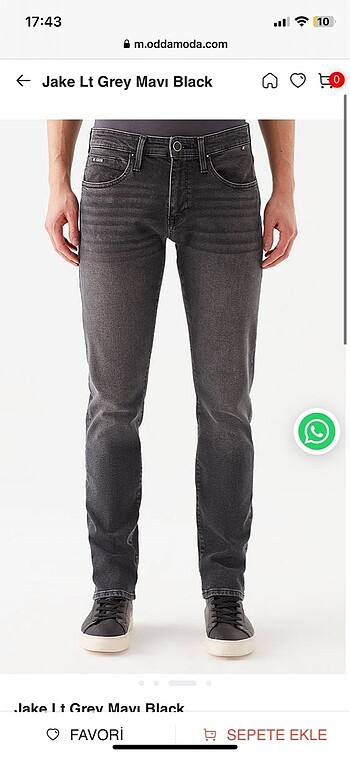 Mavi Jeans Mavi jeans jake grey pantolon