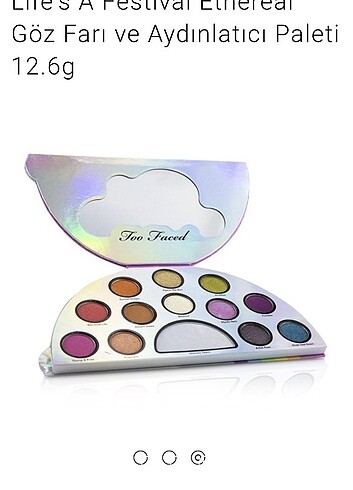 Too Faced Too face festival göz far paleti