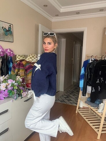 Zara Fiyonklu örme hırka