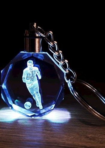 Renk Değiştiren Futbolcu Tasarımlı Anahtarlık