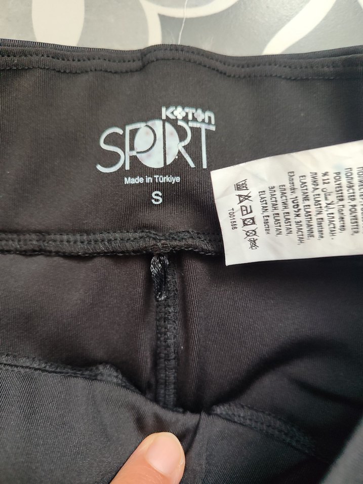 Siyah Kadın Spor Tayt - Görsel 3