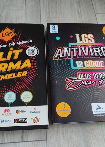 LGS Elit Karma Denemeler ve Antivirus 12 Günde Kitapları - Görsel 7