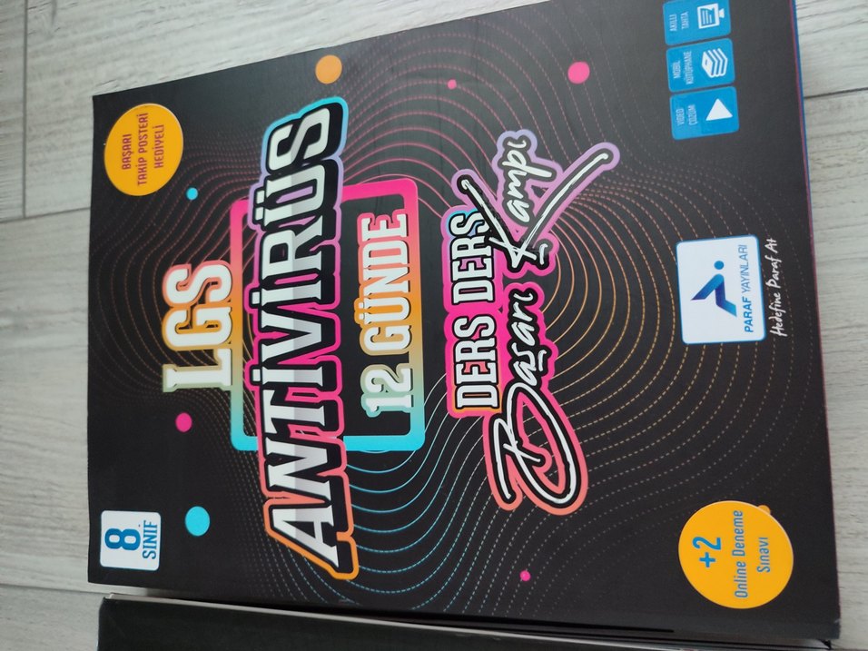 LGS Elit Karma Denemeler ve Antivirus 12 Günde Kitapları - Görsel 5