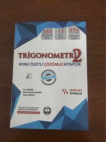 Yüzde yüz yayıncılık trigonometri fasikülü