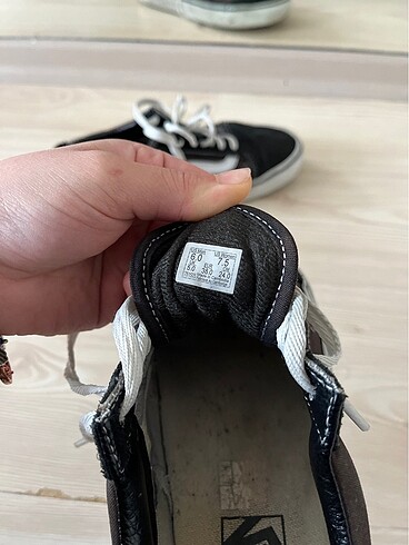 38 Beden siyah Renk Vans orijinal