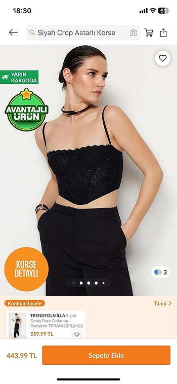 Milla korse büstiyer