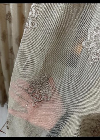 bej Tül Perde 2 3 ay kullandım - Görsel 4