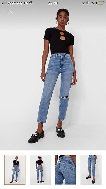 Slim fit mom jean