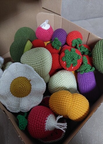 Amigurumi meyve ve sebze