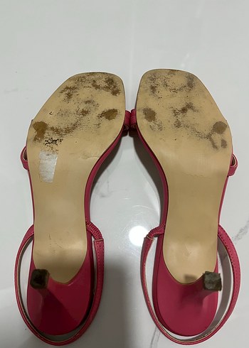 Hotiç Pembe Topuklu Minimalist Kadın Sandalet