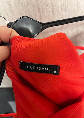 Drapeli Straplez Midi Elbise - Görsel 4