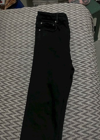 Siyah Zara Kadın Kot Pantolon - Görsel 4
