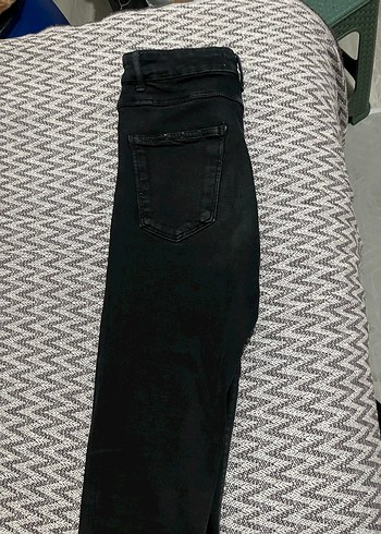Siyah Zara Kadın Kot Pantolon - Görsel 3