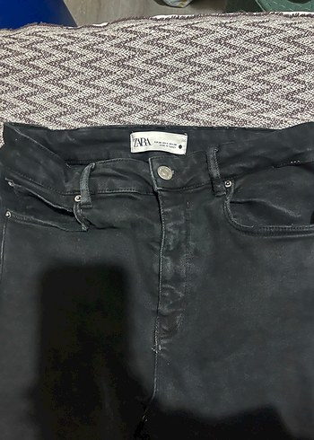 Siyah Zara Kadın Kot Pantolon - Görsel 2