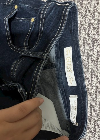 Kadın Lacivert Kot Pantolon - Görsel 4