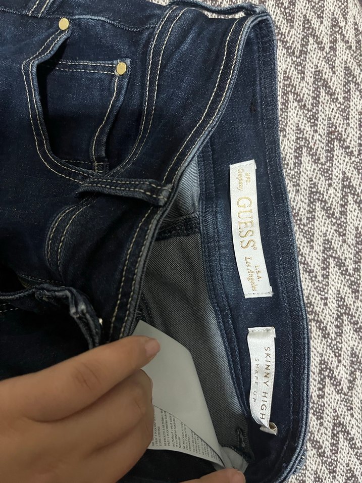 Kadın Lacivert Kot Pantolon - Görsel 4