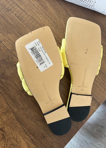 Sarı Topuklu Kadın Terlik - Görsel 4