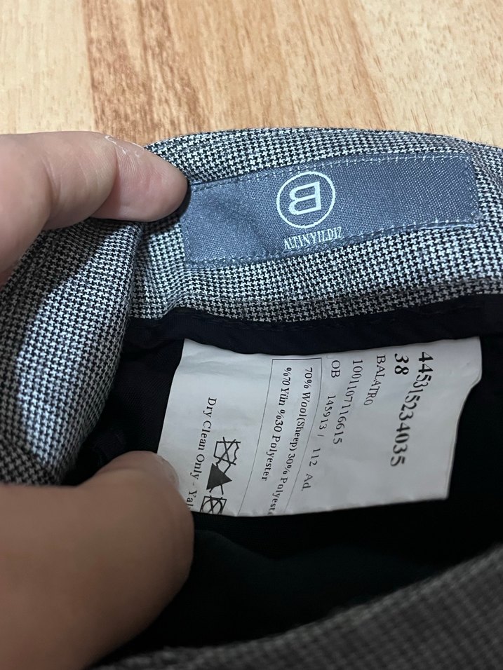 Gri Piliseli Midi Kot Etek - Görsel 5