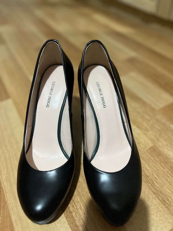 Kadın Siyah Platform Topuklu Stiletto - Görsel 5