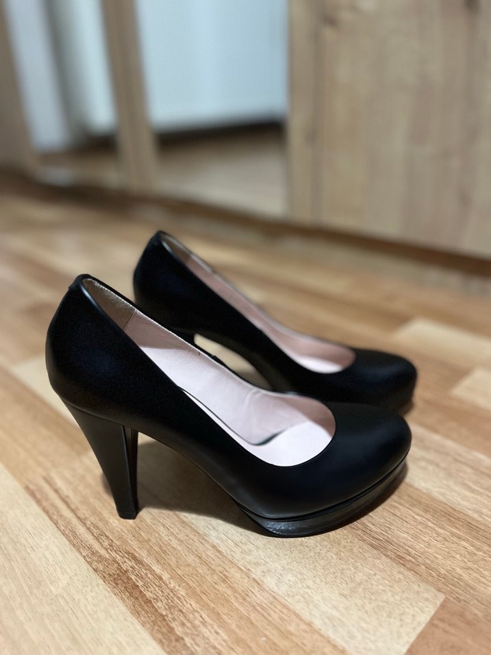 Kadın Siyah Platform Topuklu Stiletto - Görsel 4