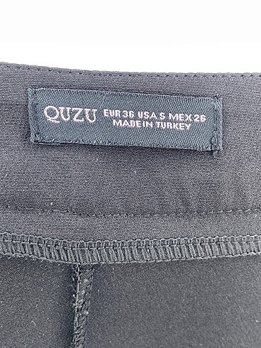 36 Beden siyah Renk Quzu Kumaş Pantolon %70 İndirimli.