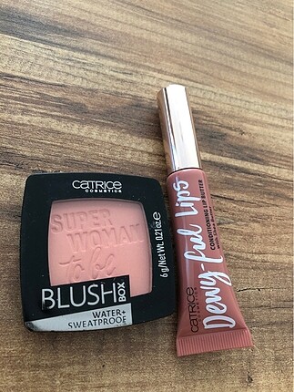 lip butter ve coral renginde allik catrice