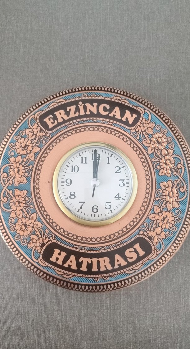 Erzincan Hatırası Dekoratif Duvar Saati - Görsel 2