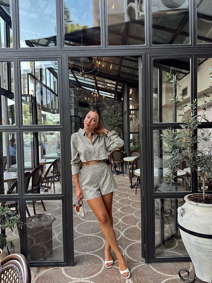 şort gömlek takım - Görsel 2