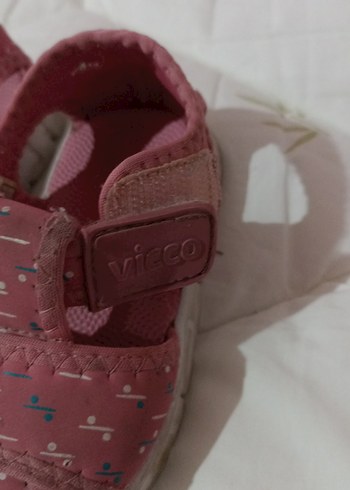 Vicco Kız Çocuk Pembe Cırt Cırtlı Terlik