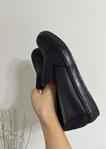 Siyah Minimalist Kadın casual Ayakkabı - Görsel 3