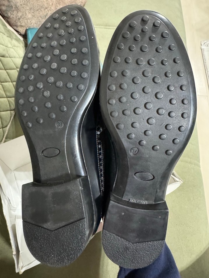 Siyah Klasik Ayakkabı Velcro Bağcıklı - Görsel 5