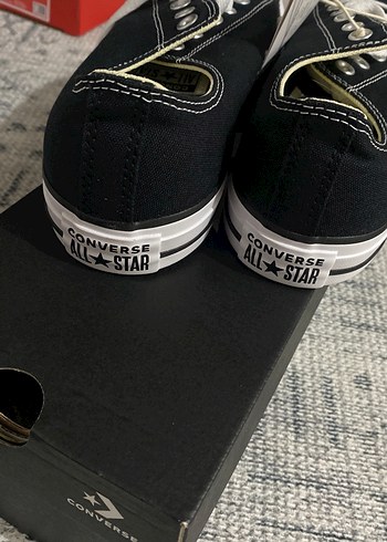 Converse Siyah Düşük Top Kadın Spor Ayakkabı - Görsel 2