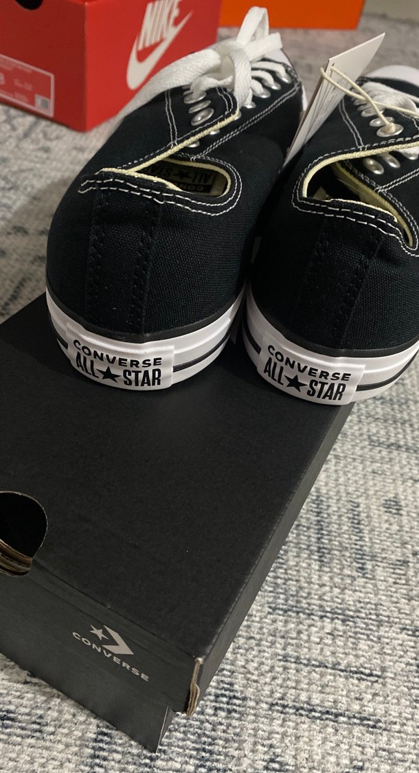 Converse Siyah Düşük Top Kadın Spor Ayakkabı - Görsel 2