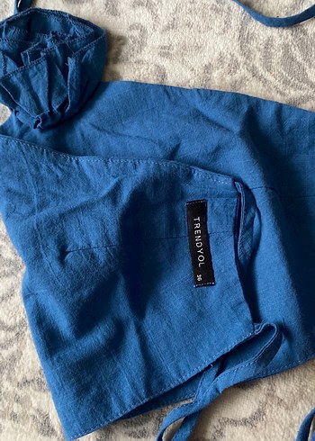 Koyu Mavi Mutfak Önlüğü - Görsel 2