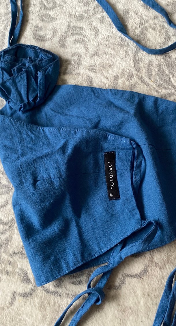 Koyu Mavi Mutfak Önlüğü - Görsel 2