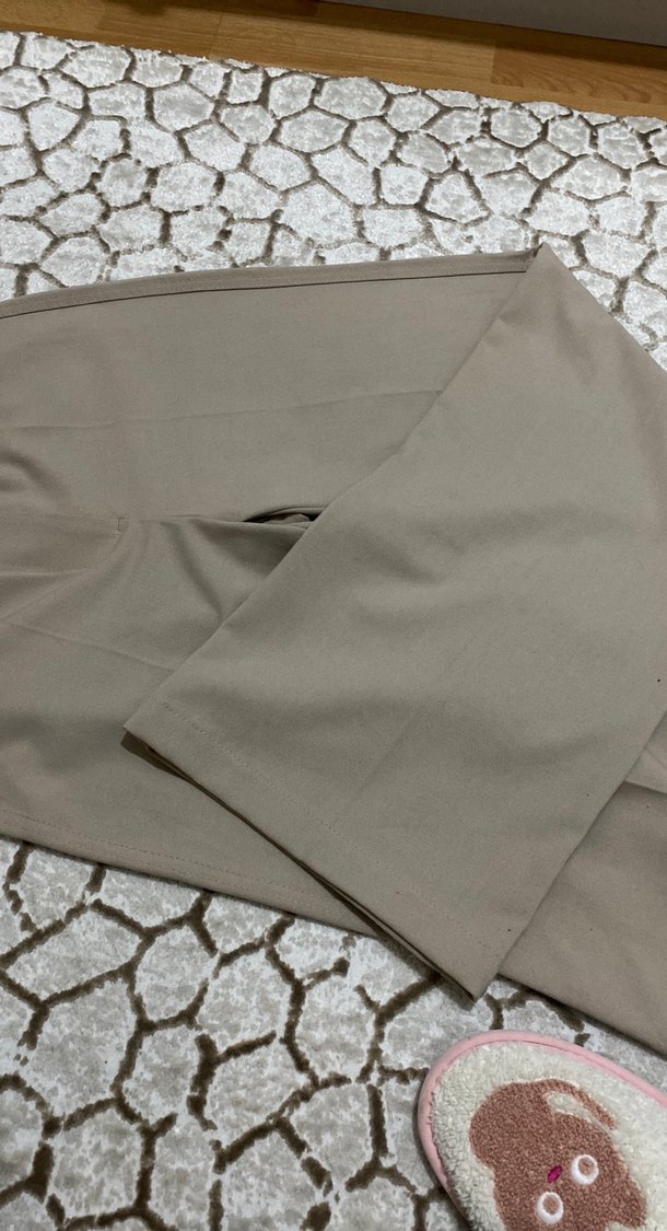 Bej Kadın Midi Kumaş Pantolon - Görsel 3