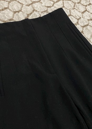 Kadın Siyah Kumaş Pantolon - Görsel 2