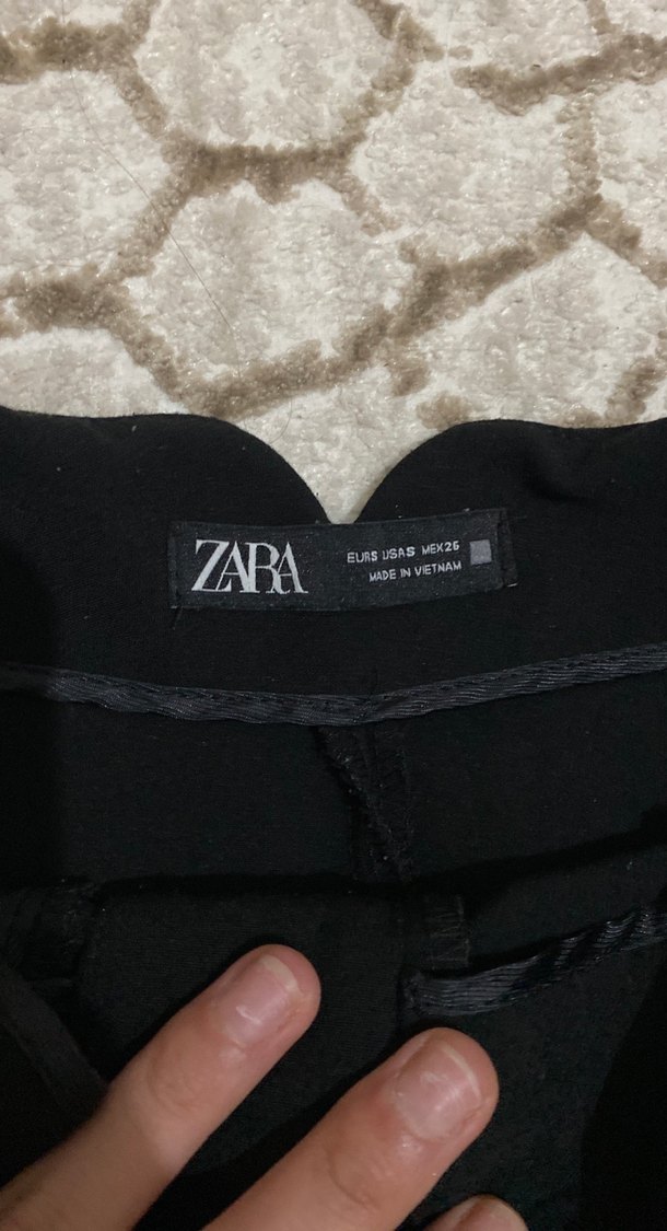 Kadın Siyah Kumaş Pantolon - Görsel 3